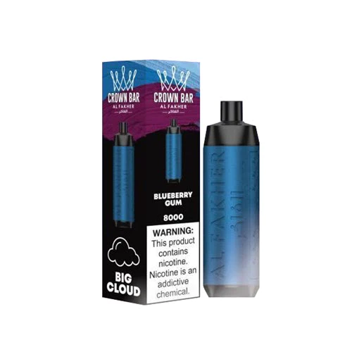 al-fakher_crown_bar-blueberry-gum Al Fakher Crown Bar 600 Einweg Vape – 600 Züge, 20mg Nikotin