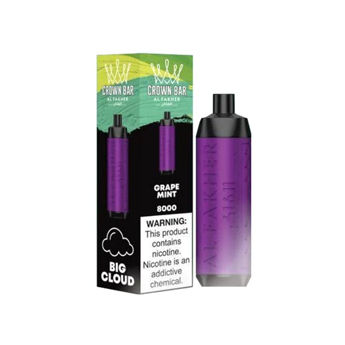 al-fakher_crown_bar-grape-mint Al Fakher Crown Bar 600 Einweg Vape – 600 Züge, 20mg Nikotin