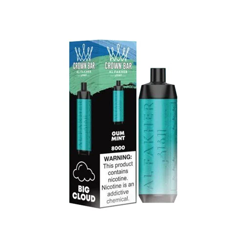al-fakher_crown_bar-gum-mint Al Fakher Crown Bar 600 Einweg Vape – 600 Züge, 20mg Nikotin