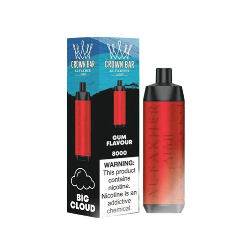 al-fakher_crown_bar-gum Al Fakher Crown Bar 600 Einweg Vape – 600 Züge, 20mg Nikotin
