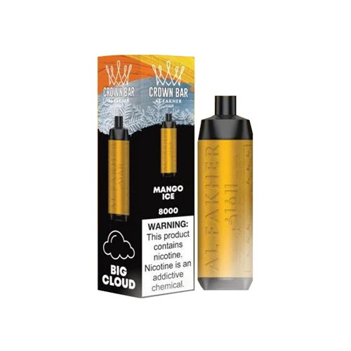 al-fakher_crown_bar-mango-ice Al Fakher Crown Bar 600 Einweg Vape – 600 Züge, 20mg Nikotin