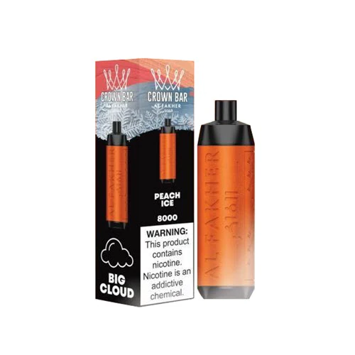 al-fakher_crown_bar-peach-ice Al Fakher Crown Bar 600 Einweg Vape – 600 Züge, 20mg Nikotin